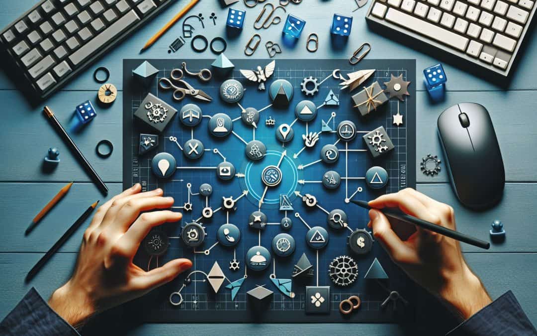 Igranje iger s simboli, ki se med seboj kombinirajo