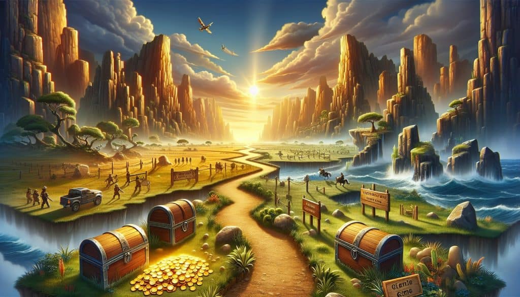 Igre ki združujejo pustolovščino in možnost dobitka